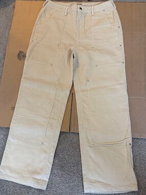 Nostalgia Men's Corduroy Pants in Cream